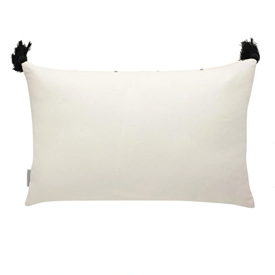 Mudo Home Abel Püsküllü Kirlent Si̇yah 35x55