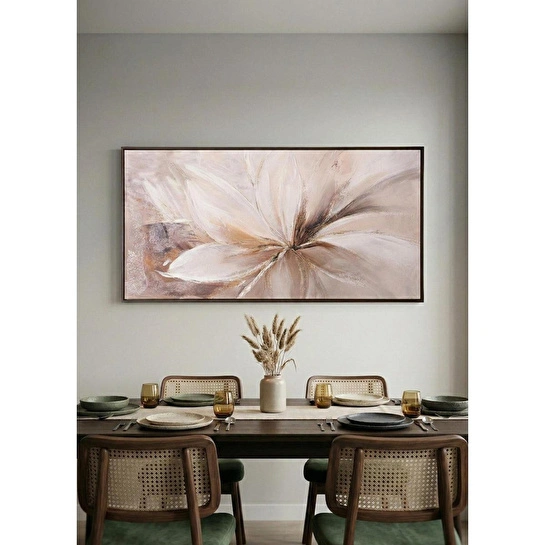 The Mia Floral Kanvas Tablo 140x70 Cm Tbl0110