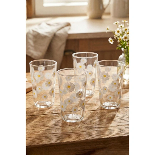 Rakle Fiona 4'lü Meşrubat Bardağı Seti 395 Cc