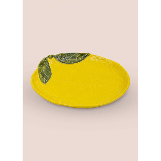 The Mia Servis Tabağı Sarı 34,5 Cm