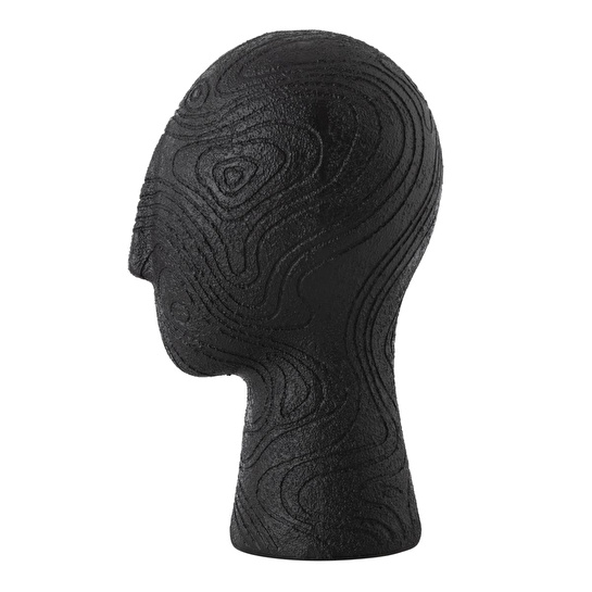 Mudo Home Modern Si̇yah Bi̇blo 13x17x28 Cm