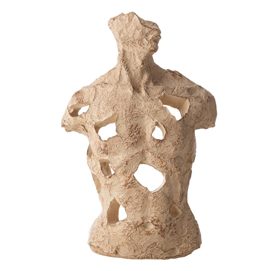 Mudo Home Abstract Man Bi̇blo Kahverengi̇ 10x24x36cm