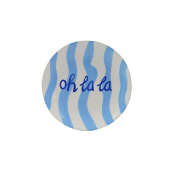 Que Rico - Diego El Boyaması Tatlı Tabağı Oh La La