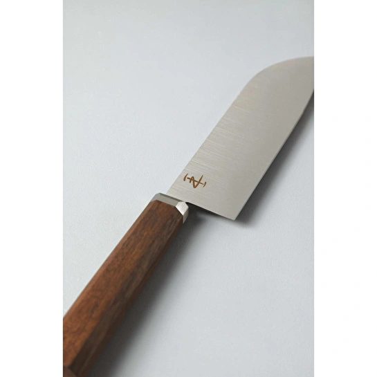 Zaika Pinnacle Serisi, Santoku Şef Bıçağı, 17 Cm, Amerikan Ceviz Sap, N690 Çelik