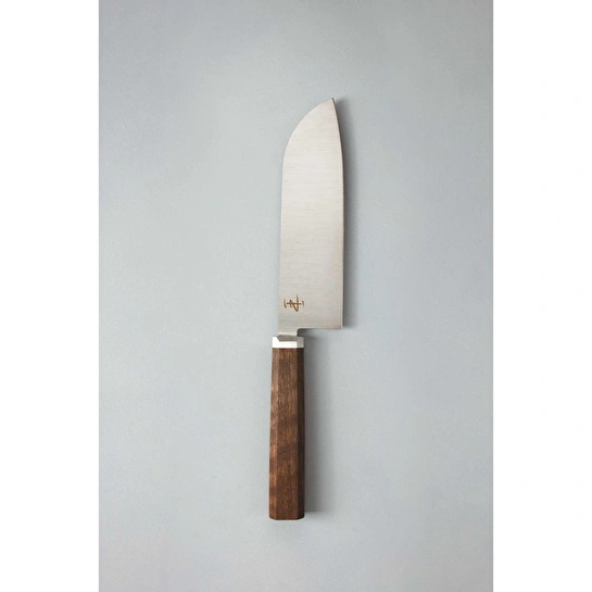 Zaika Pinnacle Serisi, Santoku Şef Bıçağı, 17 Cm, Amerikan Ceviz Sap, N690 Çelik