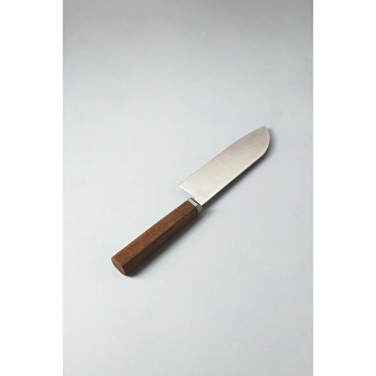 Zaika Pinnacle Serisi, Santoku Şef Bıçağı, 17 Cm, Amerikan Ceviz Sap, N690 Çelik