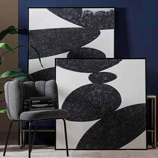 Mudo Home Thai Stone Ii Çerçeveli̇ Yağliboya Tablo 100x100 Cm