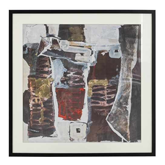 Mudo Home Ruzi Çerçeveli̇ Cam Tablo 80x80cm