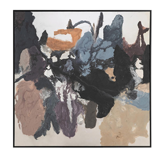 Mudo Home Lumora Çerçeveli̇ Yağliboya Tablo 120x120 Cm