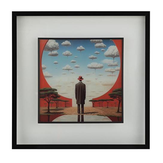 Mudo Home Verto Çerçeveli̇ Cam Tablo 60x60 Cm