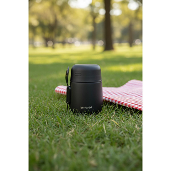 Bernardo Duo Yemek Termosu 500 Ml Siyah