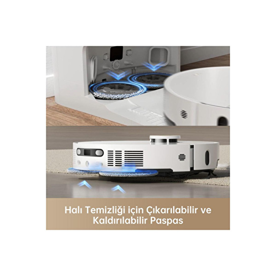 Dreame X40 Ultra Robot Süpürge Beyaz
