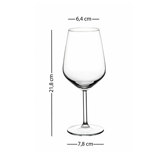 Rakle Matte 4'lü Kadeh Seti Mavi 490 Cc