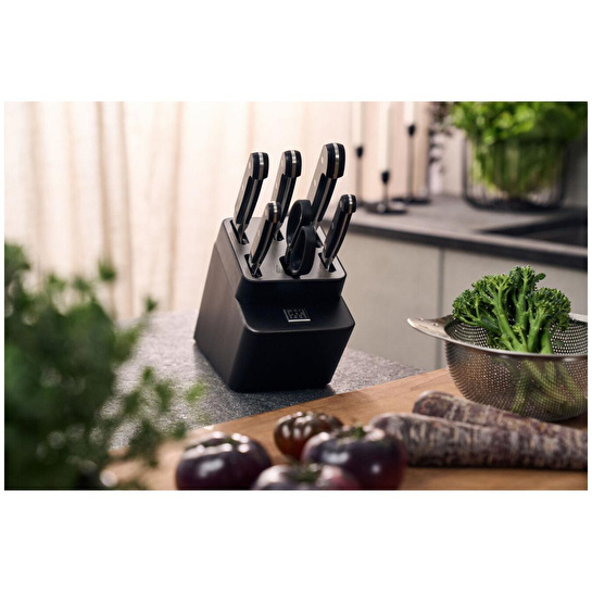 Zwilling Pro Blok Bıçak Seti Kendinden Bilemeli, 7-parça