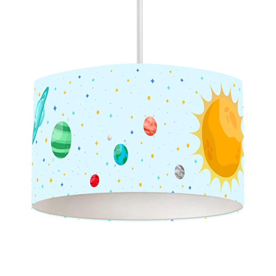 Itsy Bitsy Kids Spacey Tavan Aydınlatması, Çok Renkli , 40cm