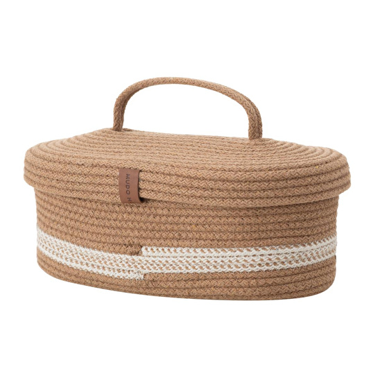 Mudo Home Venus Oval Düzenleyi̇ci̇ Sepet Kahve 30x13x11