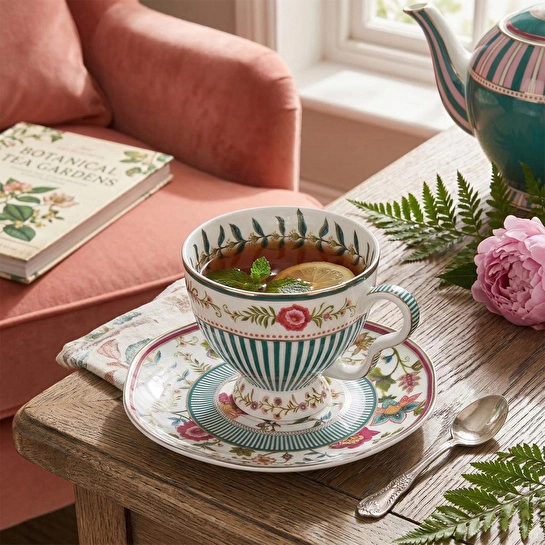 Lucky Art Florine Bone 6lı Cay Fincan Seti