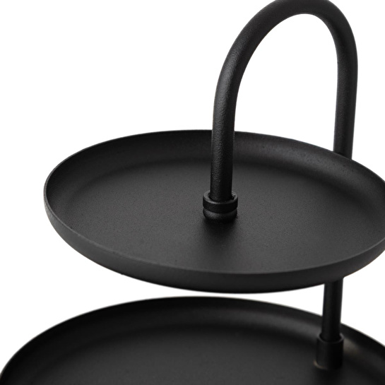 Mudo Home Orta Boy Si̇yah Metal Düzenleyi̇ci̇