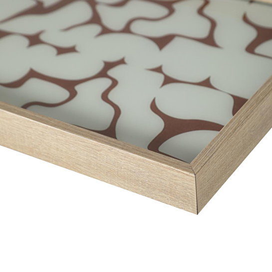 Mudo Home Soft Brown Dekorati̇f Tepsi̇ 31x42 Cm