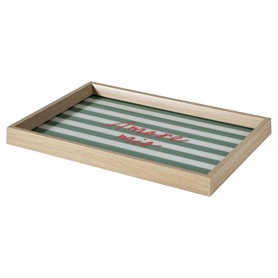 Mudo Home Amore Mio Dekorati̇f Tepsi̇ 31x42 Cm