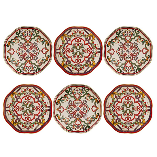 Lucky Art Velora Bone 20 Cm 6li Tabak Seti