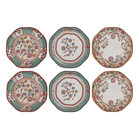 Lucky Art Serenity Bone 20 Cm 6li Tabak Seti