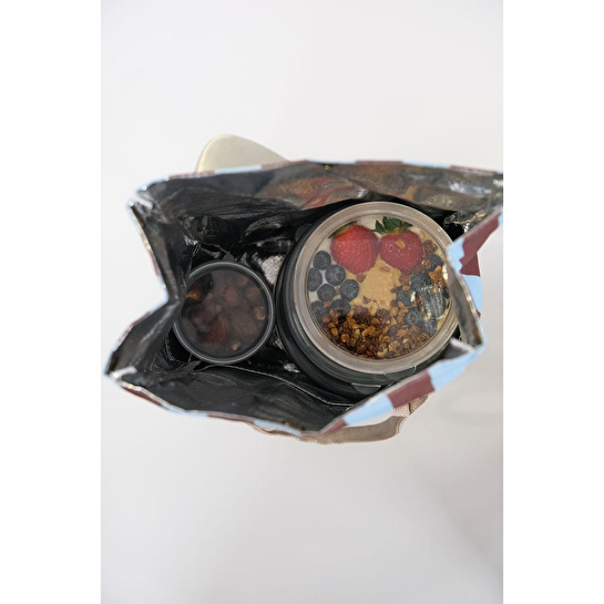 Emaylabxpeppythings Berry Termal Yemek Taşıma Çantası – Isı Yalıtımlı, Su Geçirmez Beslenme Çantası