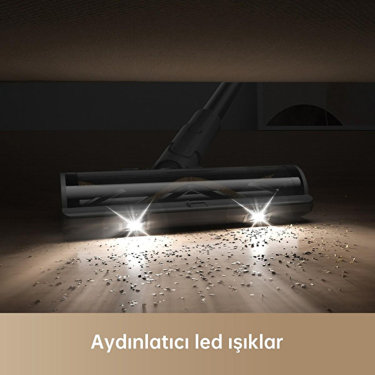 Dreame R10 Pro Dikey Süpürge, 65 Dakika Uzun Çalışma Süreli Dikey Süpürge, Hafif Ve Anti-tangle Özellikli, Sert Zemin