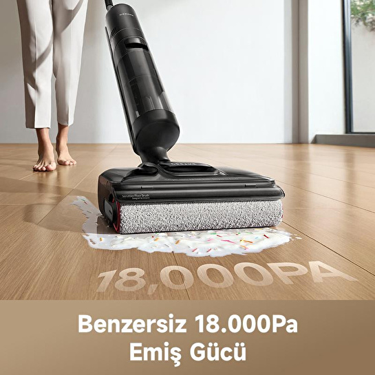 Dreame H12 Pro Flexreach Islak Ve Kuru Süpürge, 18.000 Pa Güçlü Vakum