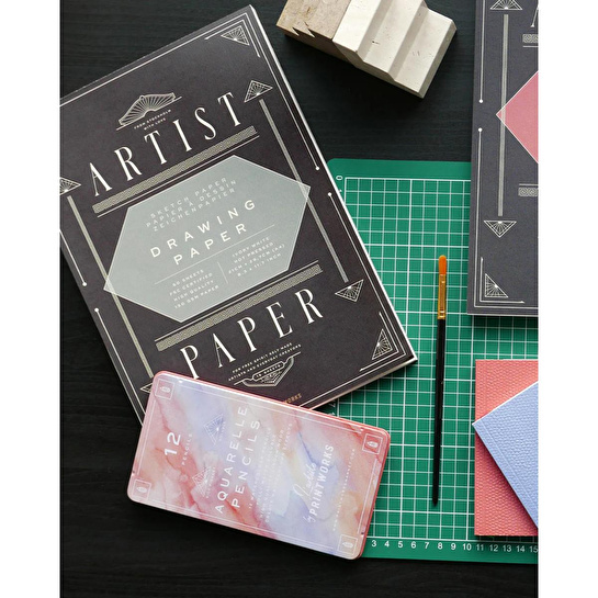 Printworks 50 Yaprak Sulu Boya Defteri - Aquarelle