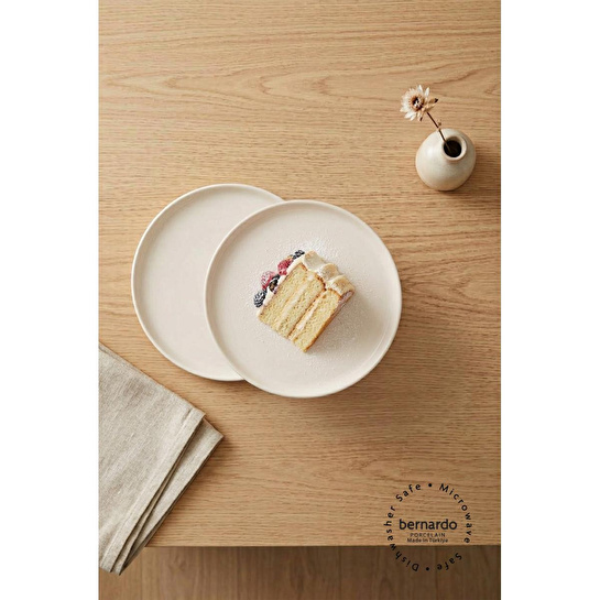 Bernardo Vera 6 Parça Pasta Takımı Beyaz