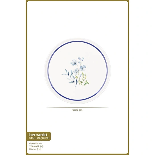 Bernardo Clara 6 Parça Pasta Takımı