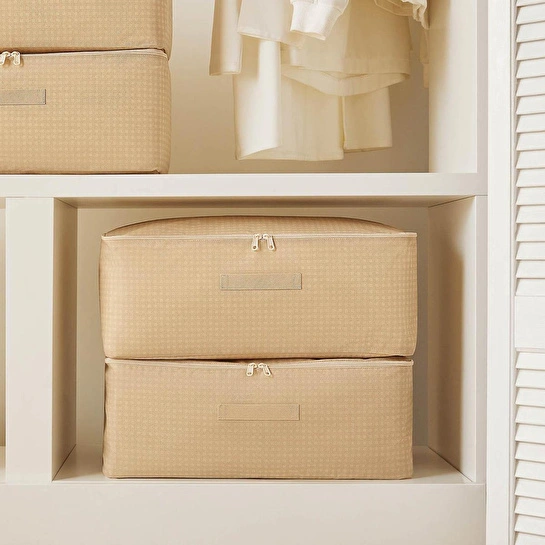 Home Wave 8'li Orta Boy Bej Pötikare Hurç Set 52 X 28 X 21 Cm