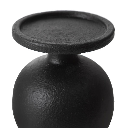 Mudo Home Black Stone Mumluk 10x10x18 Cm