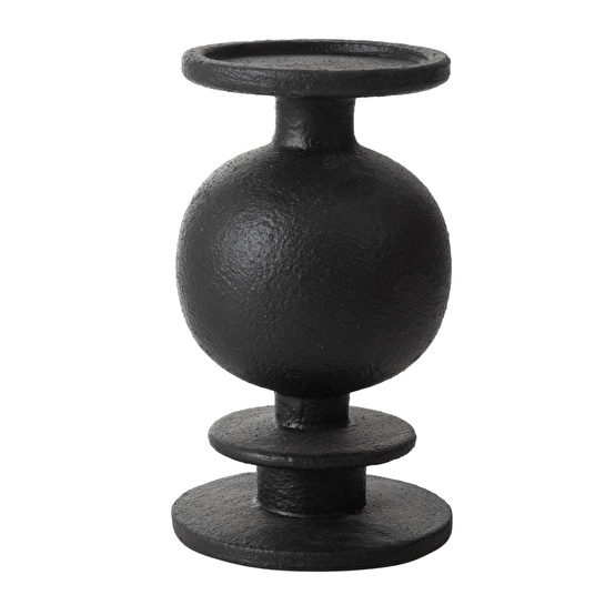 Mudo Home Black Stone Mumluk 10x10x18 Cm