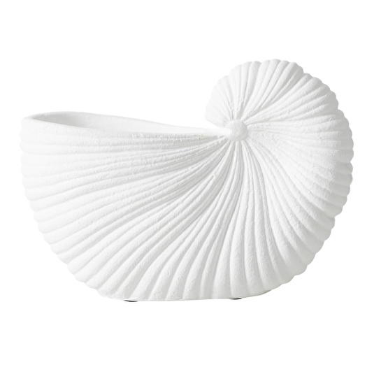 Mudo Home White Shell Vazo 21x10x15 Cm