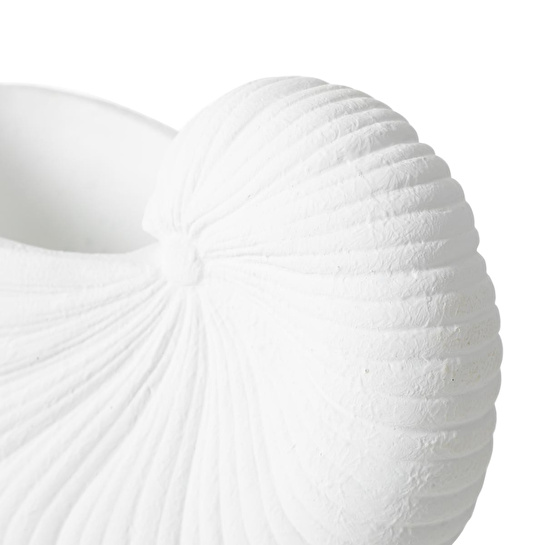 Mudo Home White Shell Vazo 26x13x19 Cm