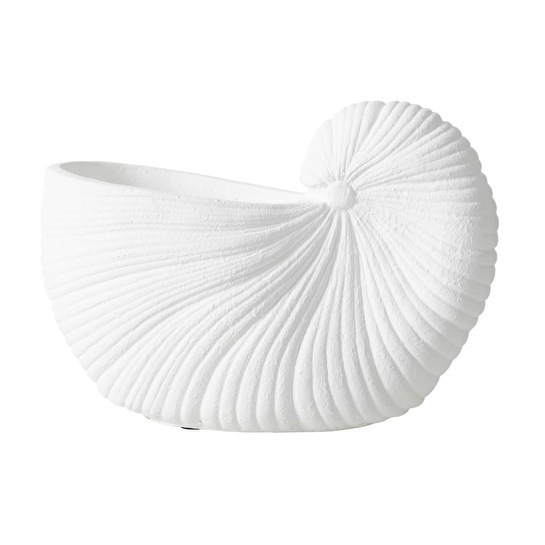 Mudo Home White Shell Vazo 26x13x19 Cm