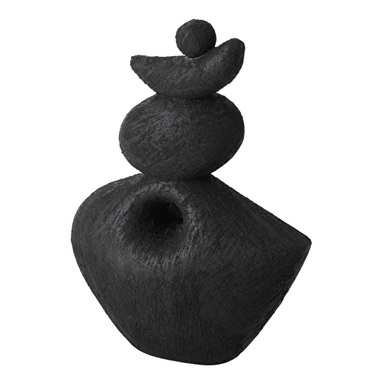 Mudo Home Black Stone Bi̇blo 17x7x23 Cm