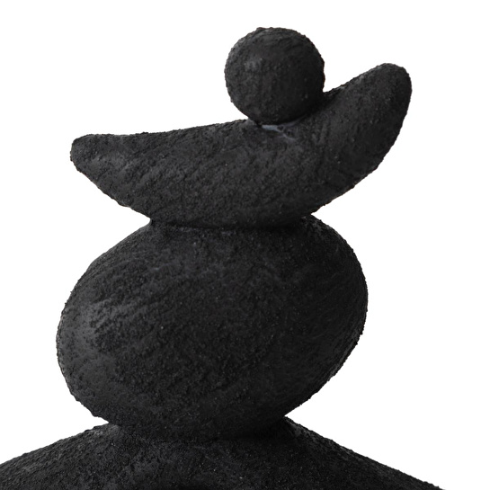 Mudo Home Black Stone Bi̇blo 17x7x23 Cm