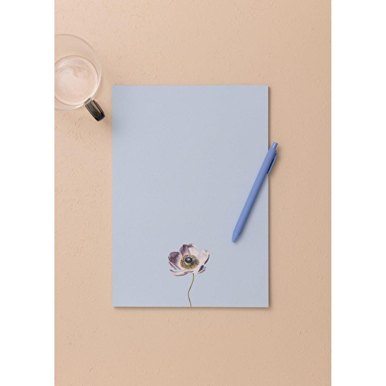 The Mia Art Line Mini Notluk Anemone 21x30 Cm 40 Yaprak