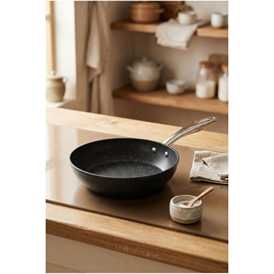 Bernardo Chef Line Granit Tava Siyah 22cm