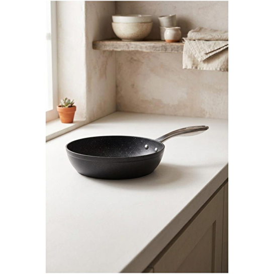Bernardo Chef Line Granit Tava Siyah 22cm