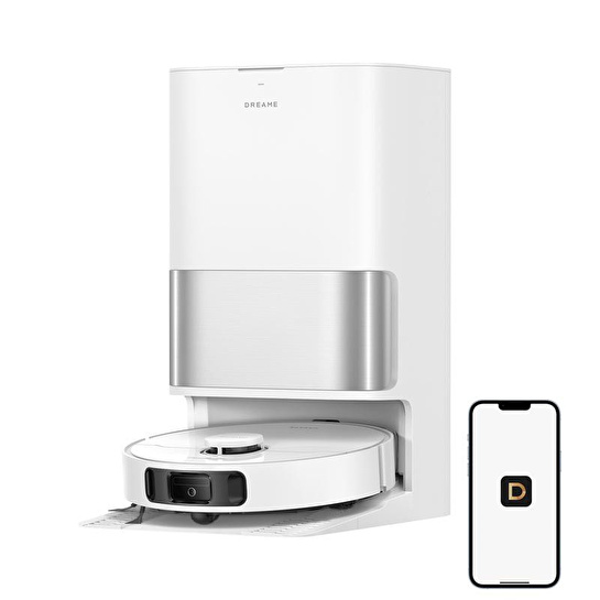 Dreame D30 Ultra Robot Süpürge Beyaz, 25.000pa Emiş Gücü