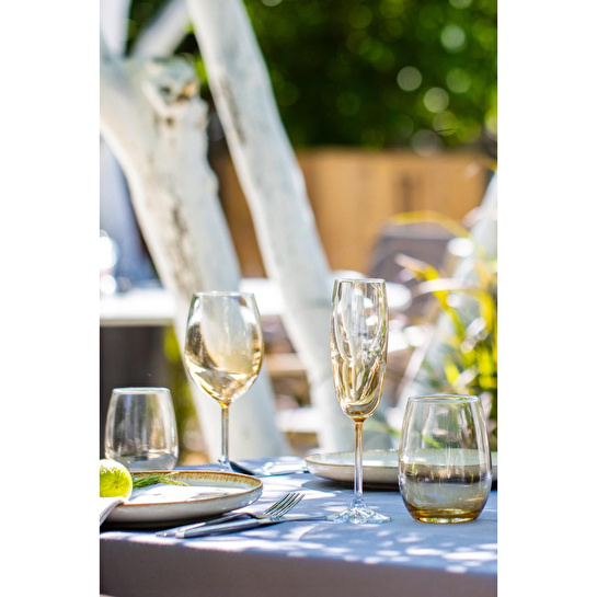 Rakle Larc 4'lü Kadeh Seti Amber 440 Cc