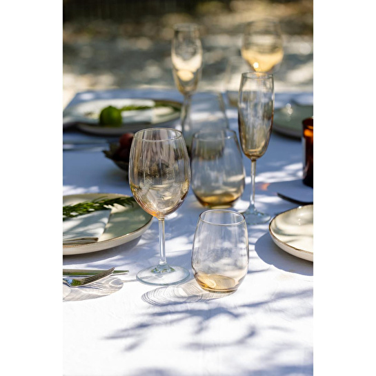 Rakle Larc 4'lü Kadeh Seti Amber 440 Cc