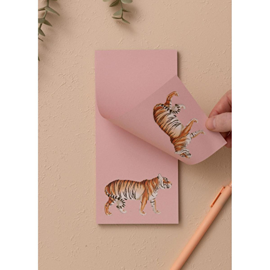 The Mia Art Line Mini Notluk Tiger 10 X 21 Cm 40 Yaprak