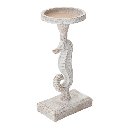 Mudo Home Seahorse Mumluk Beyaz 11x10x23 Cm