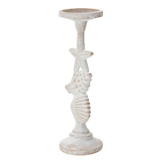 Mudo Home Sea World Mumluk Beyaz 10x10x32 Cm