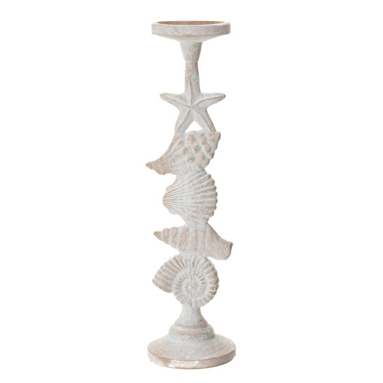 Mudo Home Sea World Mumluk Beyaz 11x11x42 Cm